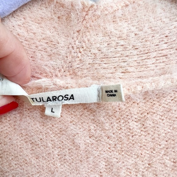 Tularosa - Taylor cozy long cardigan peach color size Large - Picture 8 of 10